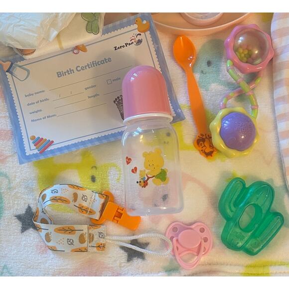 Zero Pam Reborn Baby Girl Silicone Vinyl Limbs & Cloth Body + Accessories (NEW) - Picture 6 of 10